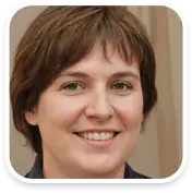 Portrait of Emily C. sharing a positive customer testimonial and review for the Neuro Energizer cognitive enhancement system.Soundwave 